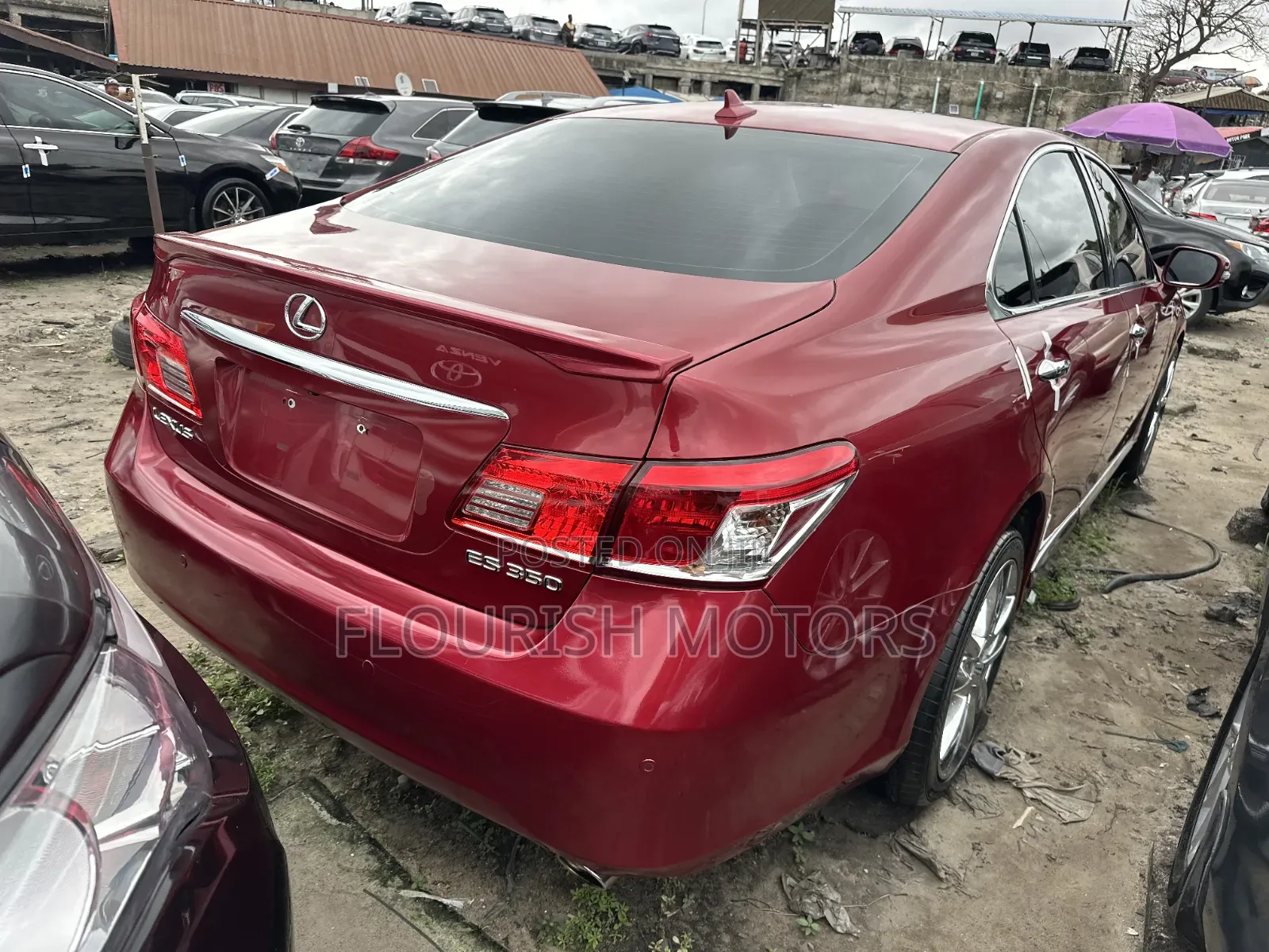 Lexus ES 350 2011 Maroon