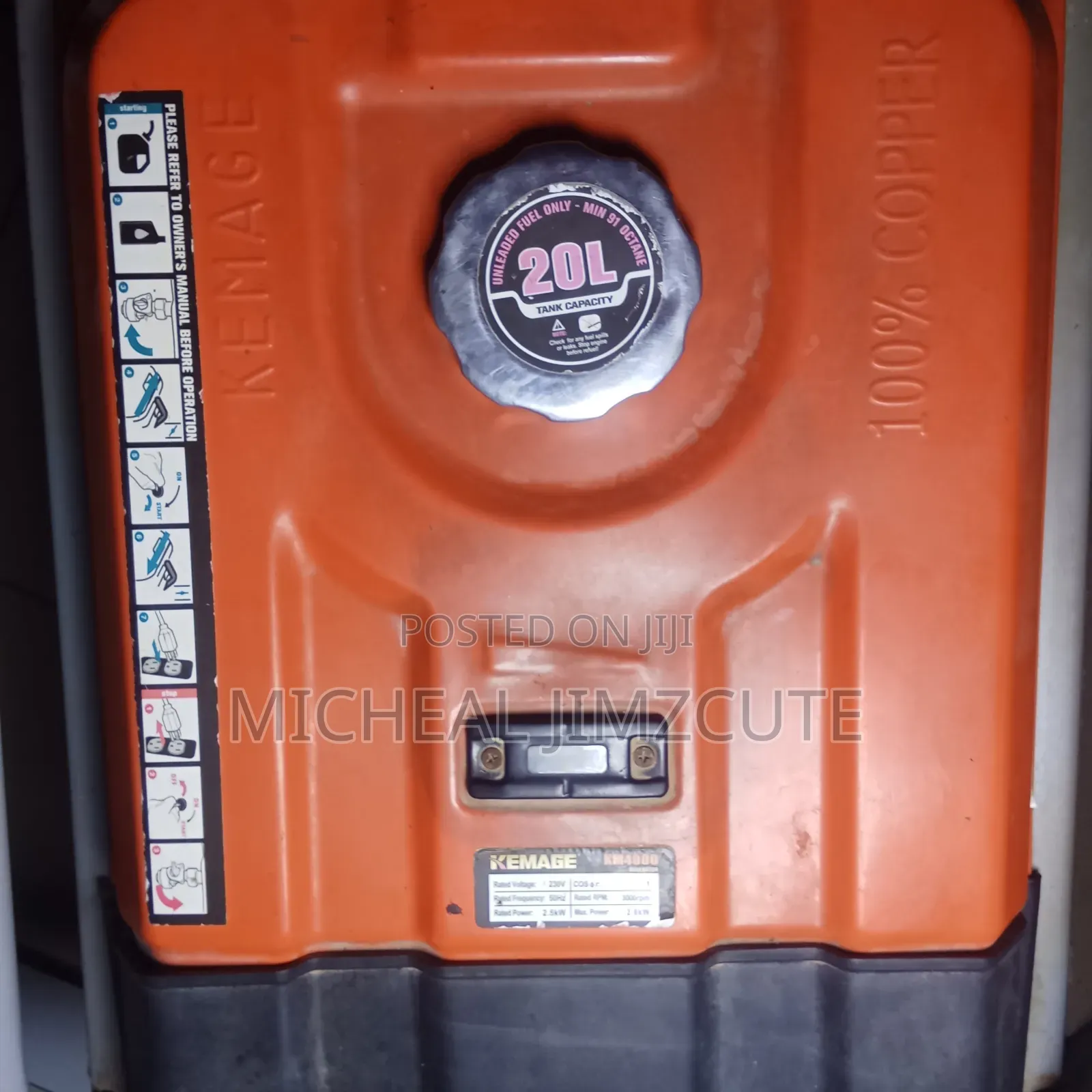 Kemage 4.5kva Generator