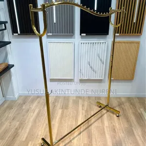 Adjustable Boutique Gold Rack