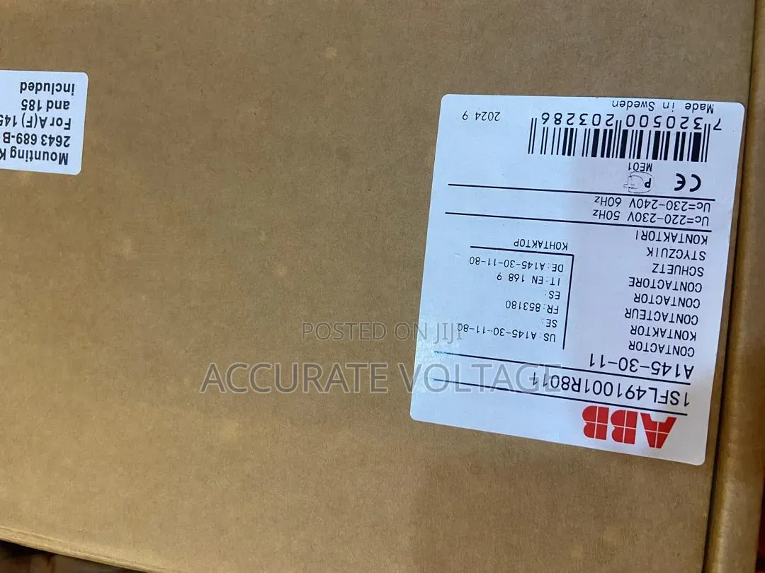 250a 220v 3p Abb Contactor