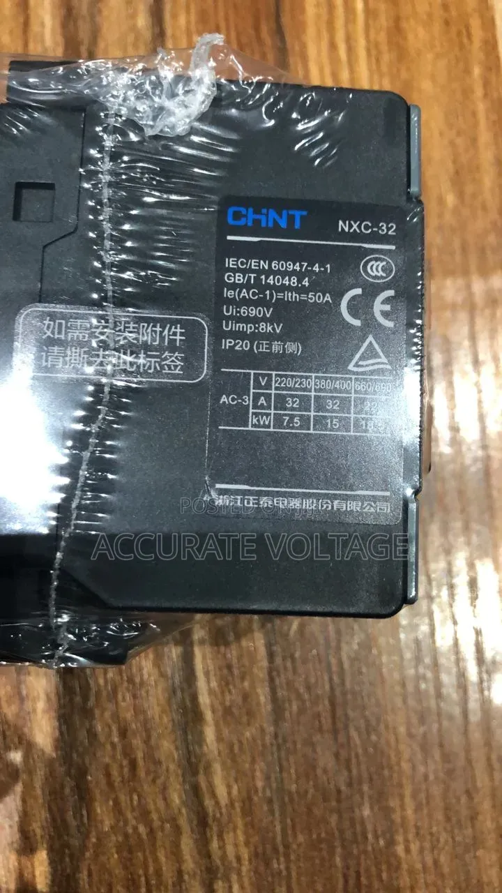50a 220v 3p + Auxiliary Contact Chint Contactor