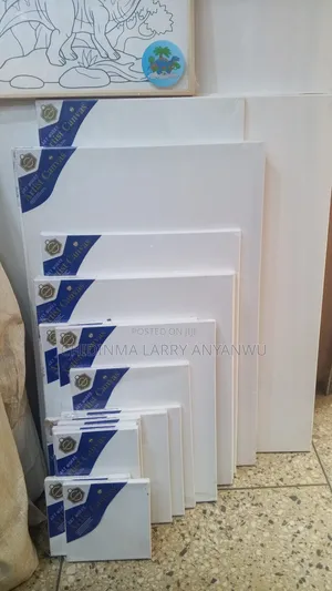 Canvas, Acrylic Paints, Art Markers, Easel Stands, Oil Paints.