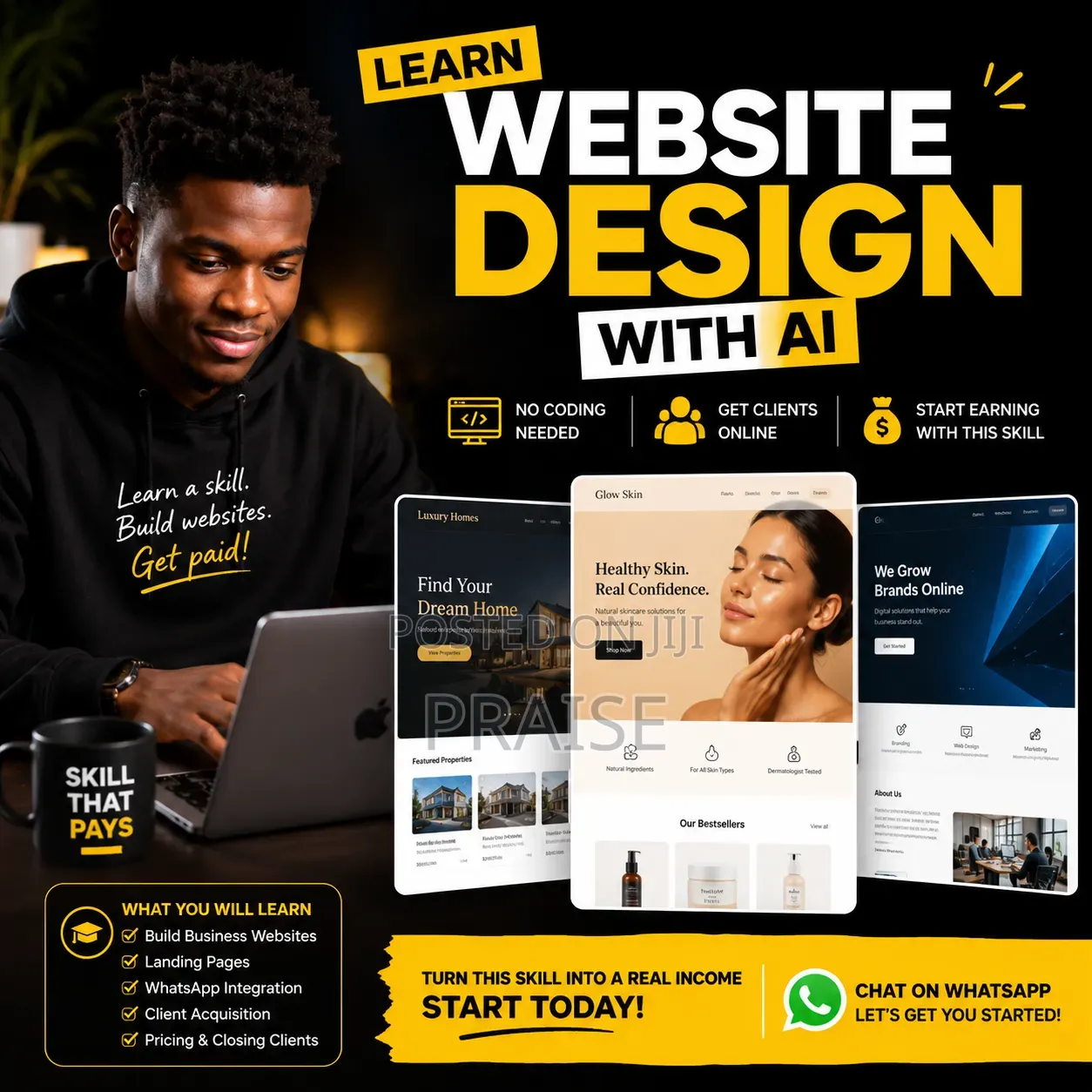 Learn Website Design With Ai — Start Getting Clients Fast