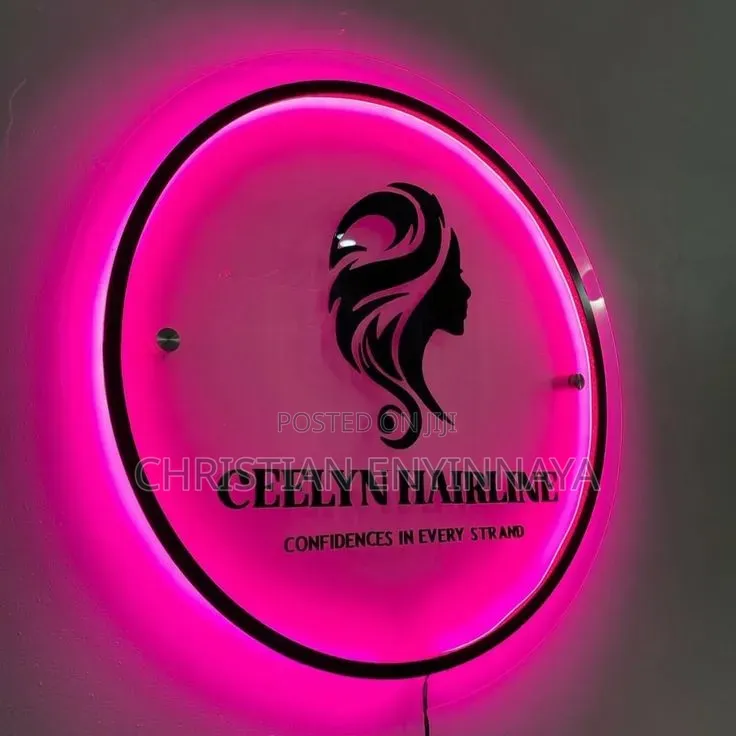 Round Acrylic Indoor Sign