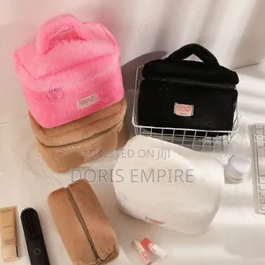 Cute Cosmetics/ Travel Toiletries Plush Bag