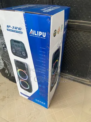 Portable Bass Speaker With Bluetooth Rechargeable Battery