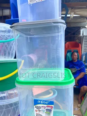 Durable Ok Plast Utility Storage Box With Lid Available in Lagos