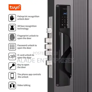 Tuya Wifi Automatic 3d Face Digital Lock Active Video Intercom