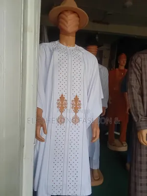 White Agbada Sokoto