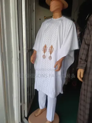 White Agbada Sokoto