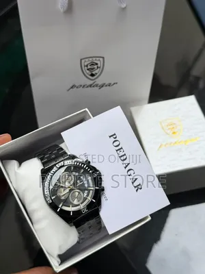 Poedagar Quality-Men's Functional Chronograph-Watches