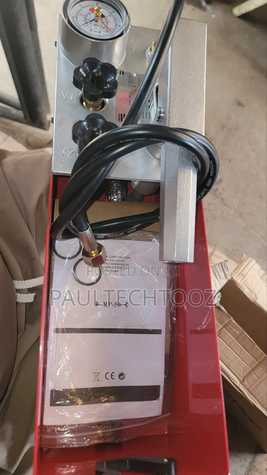 Pressure Testing Bucket