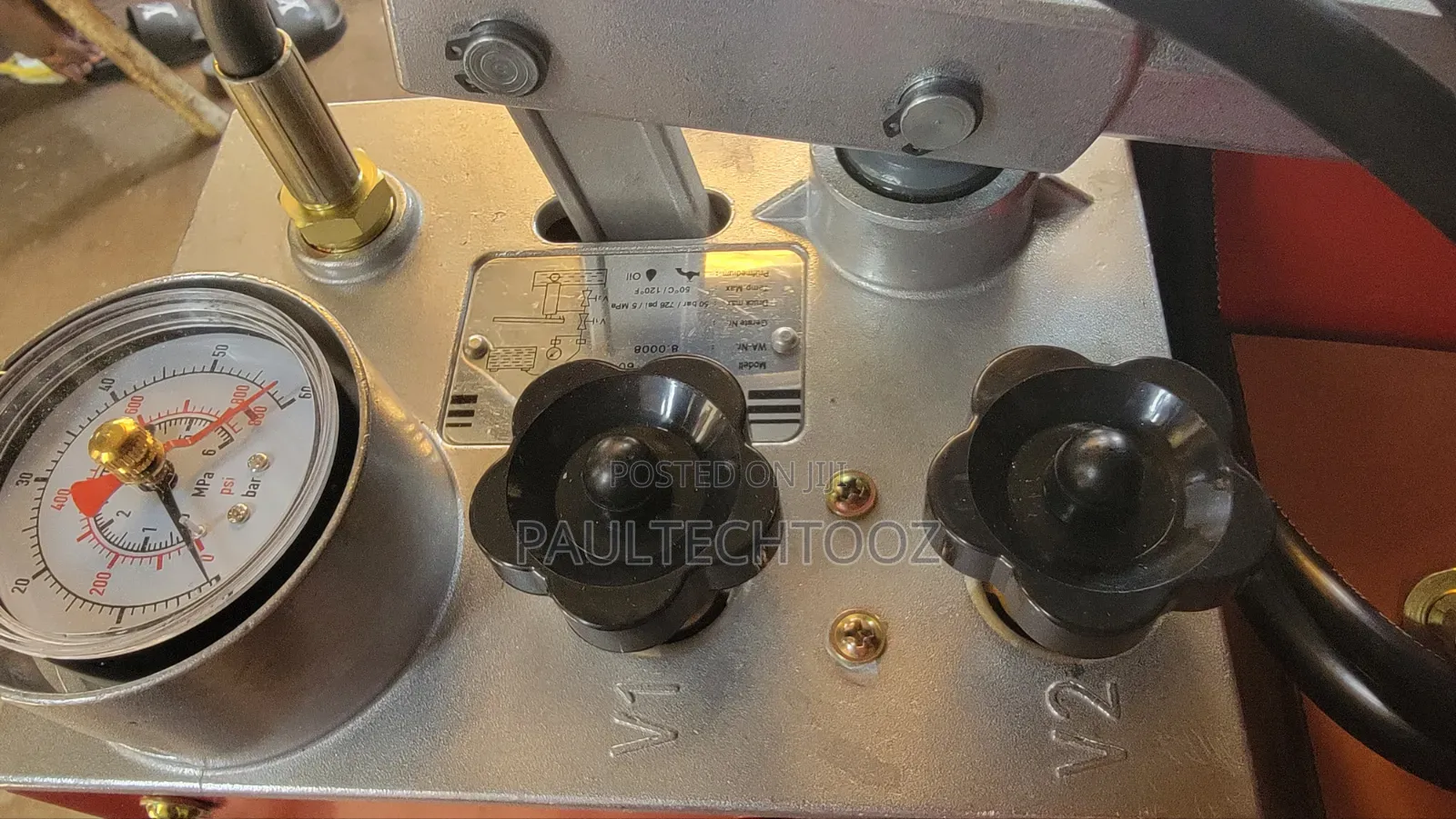 Pressure Testing Bucket