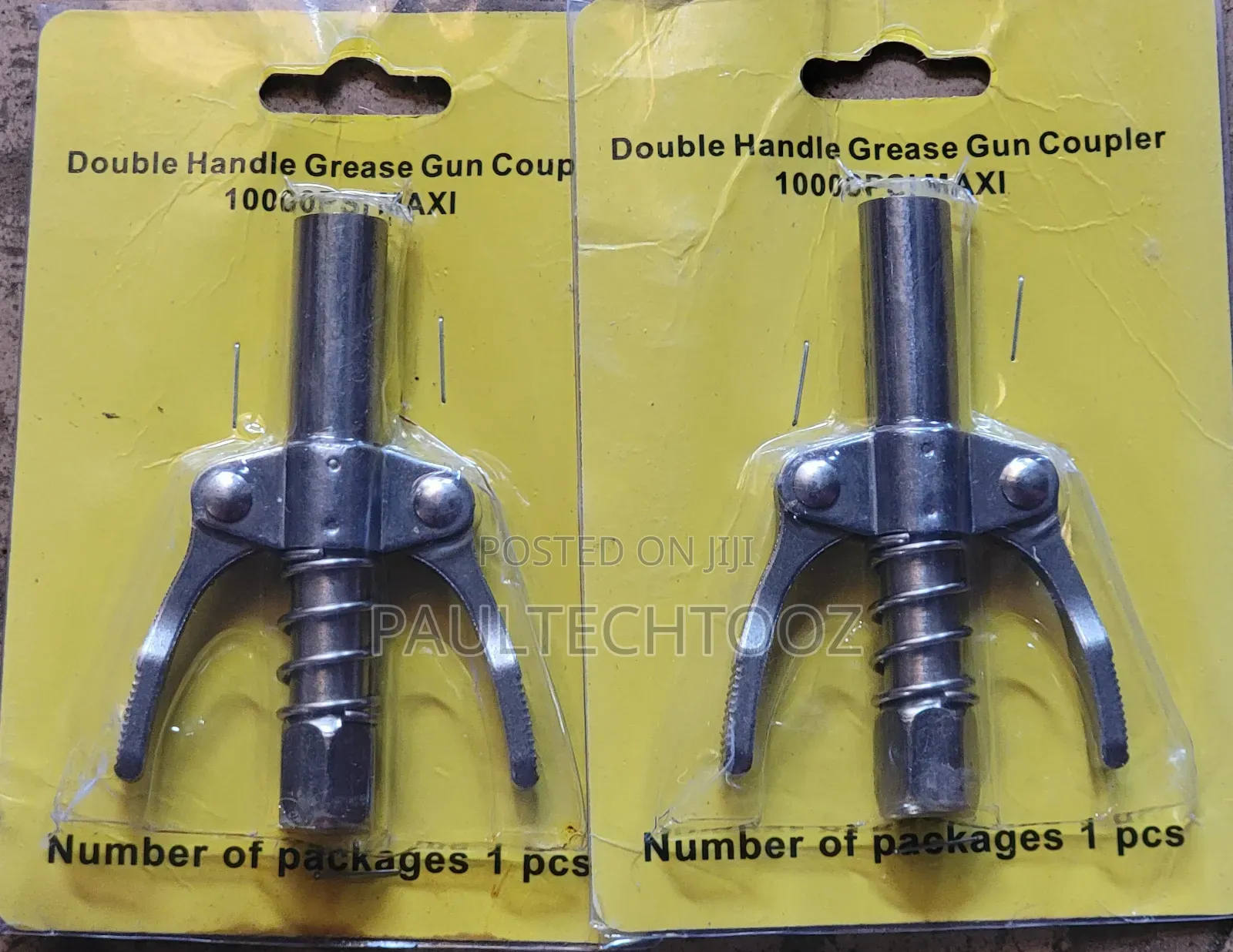 Double Handle Grease Gun Coupler