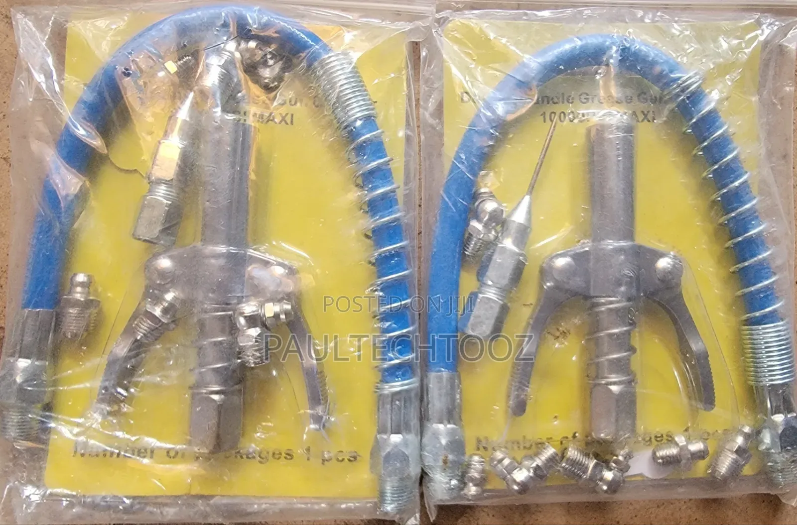 Double Handle Grease Gun Coupler