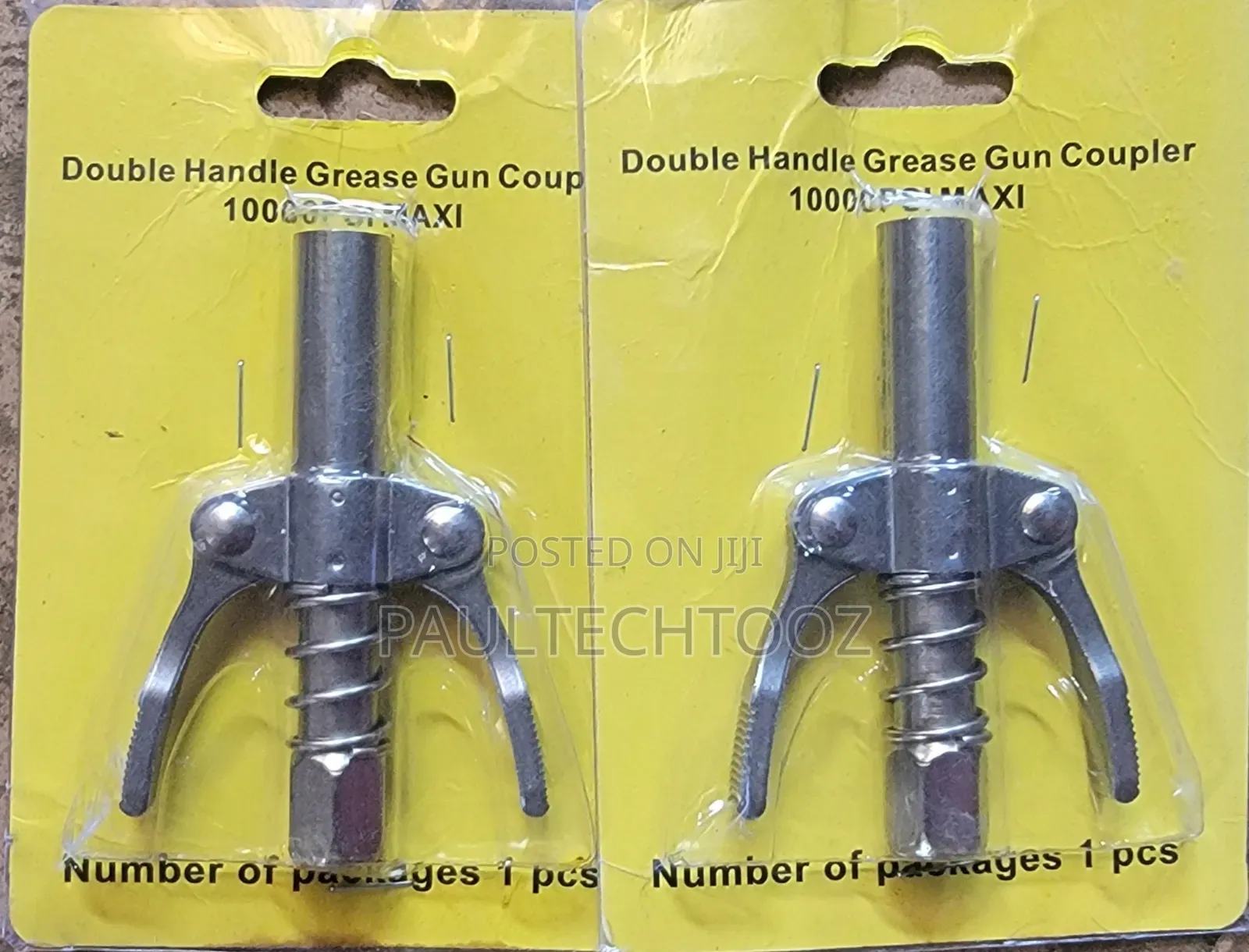 Double Handle Grease Gun Coupler