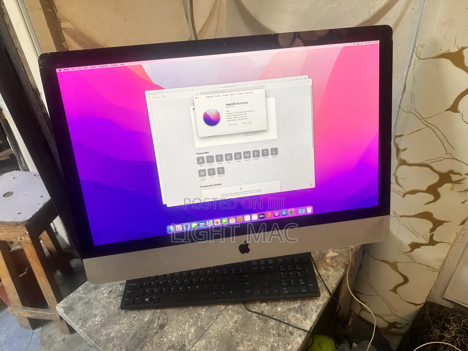 Desktop Computer Apple iMac 32GB Intel Core i7 SSD 512GB