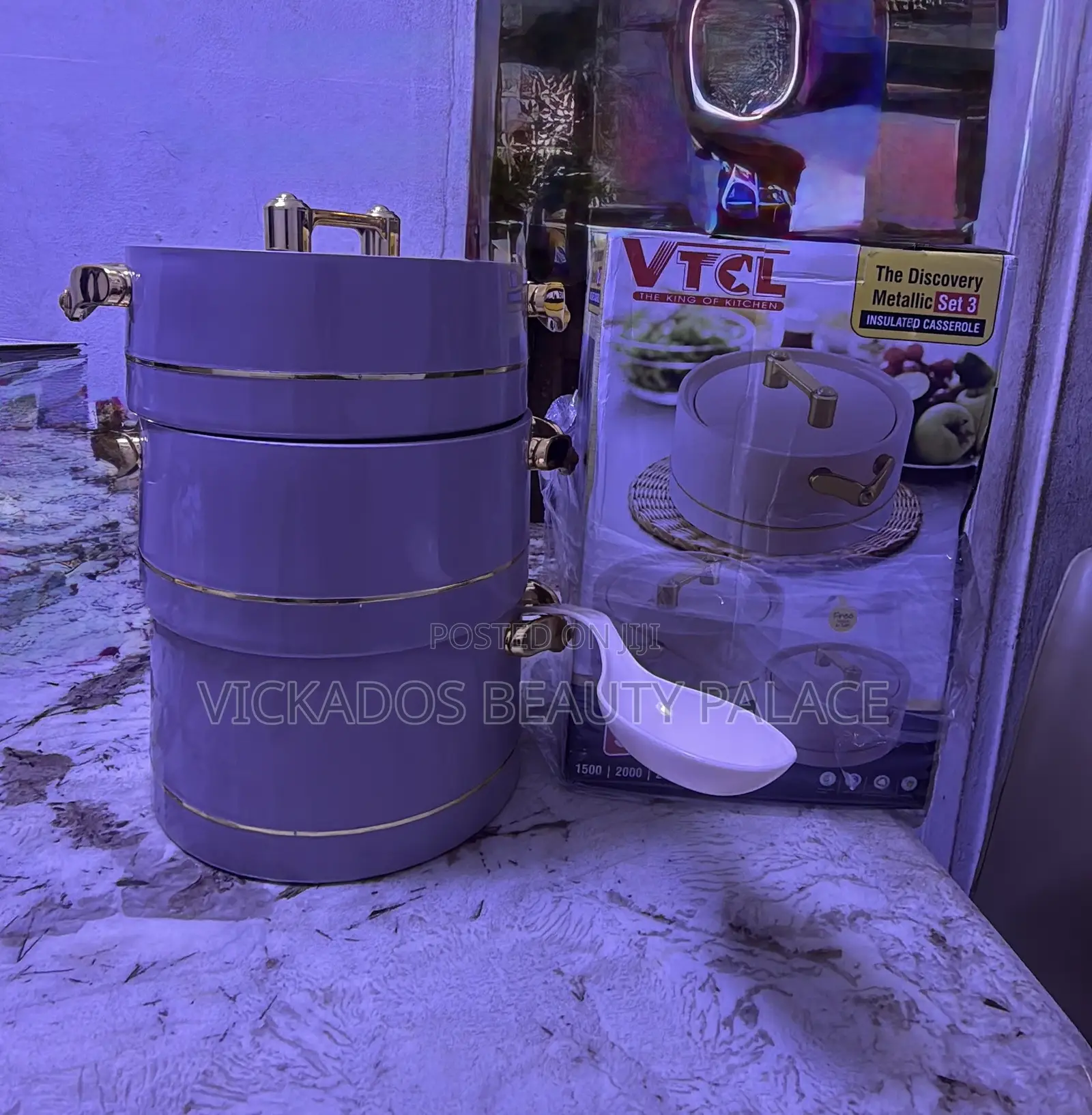 VTCL Insulated Serving Food Flask - 3pc Set