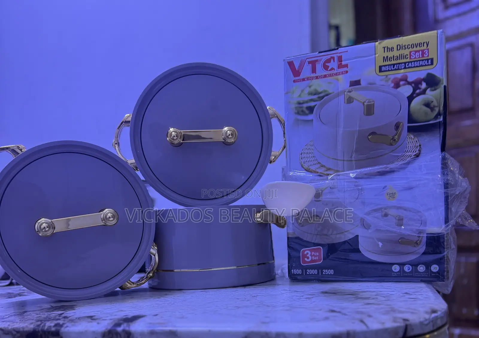 VTCL Insulated Serving Food Flask - 3pc Set