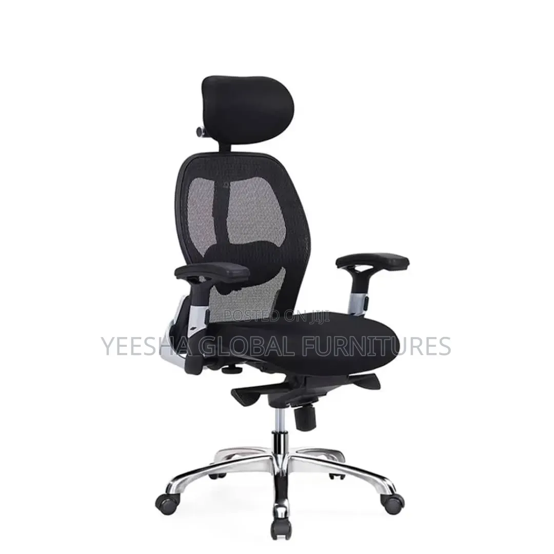 Mesh and Iron Frame Boss Seat in Lagos