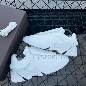 Raf Simons Antei “Triple Black White ”Leather Sneakers