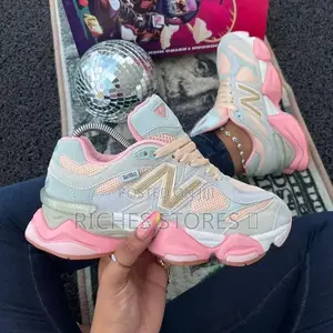 New Balance Beige Pink Sneakers for Ladies