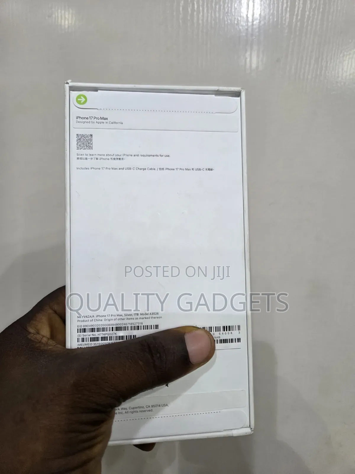 New Apple iPhone 17 Pro Max 1 TB Silver