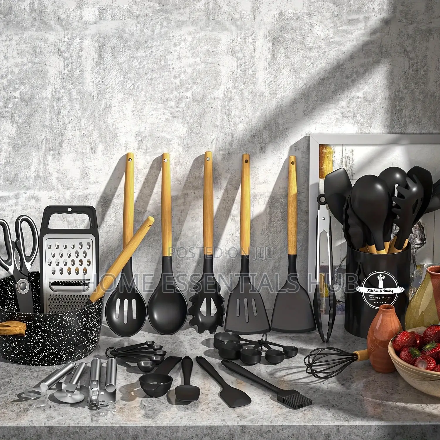44 Pieces Silicone Kitchenware Set
