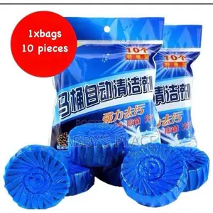 10pcs Blue Toilet Cleaning Tablets | Powerful Toilet Blue Cleaner