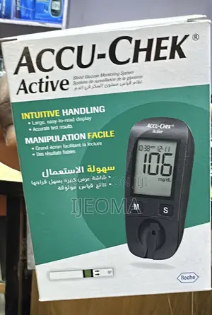 Accu Chek Digital Blood Sugar Monitor for Home Clinic Use