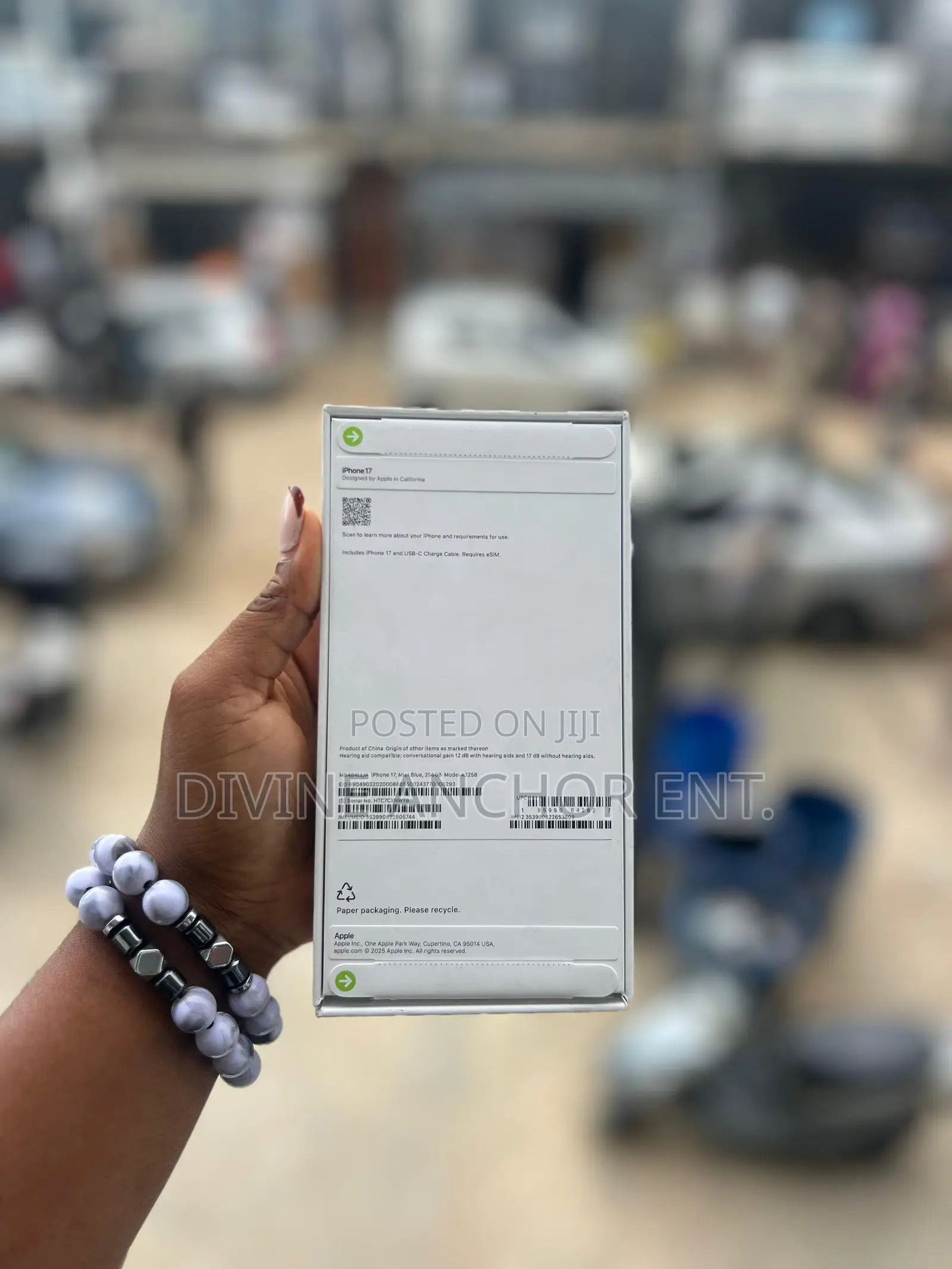 New Apple iPhone 17 256 GB Blue