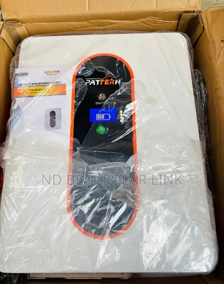 5kwh 25.6v Pattern Lithium Ion Battery
