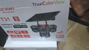 T31 Intelligent Solar 4g Lte PTZ Security Camera - Triple Lens, 9mp