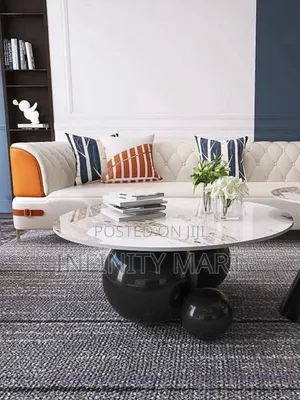 Modern White Center Table
