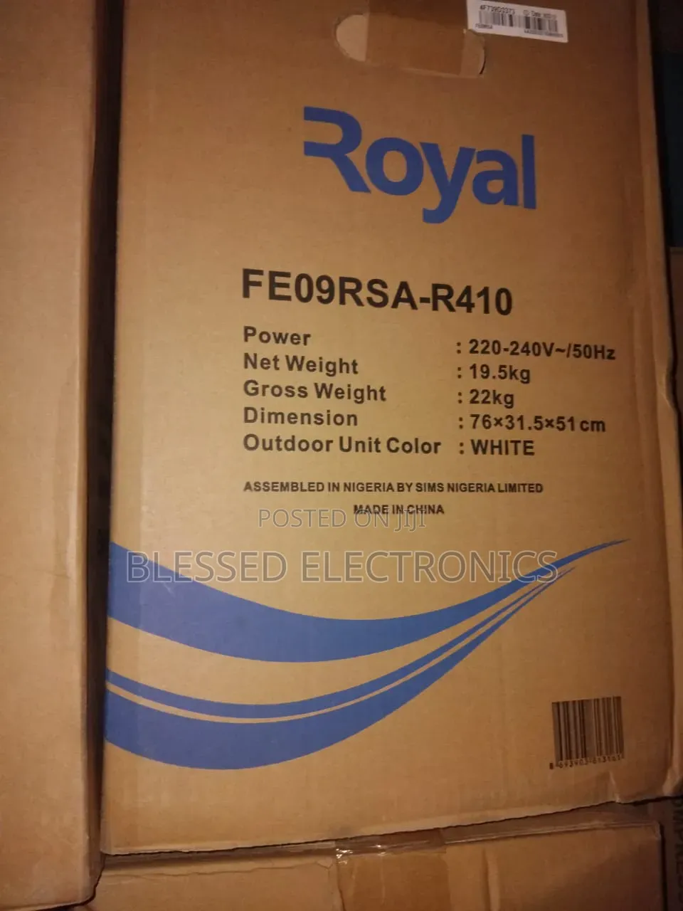 Royal 1hp Ac Basic With Installation Pipe