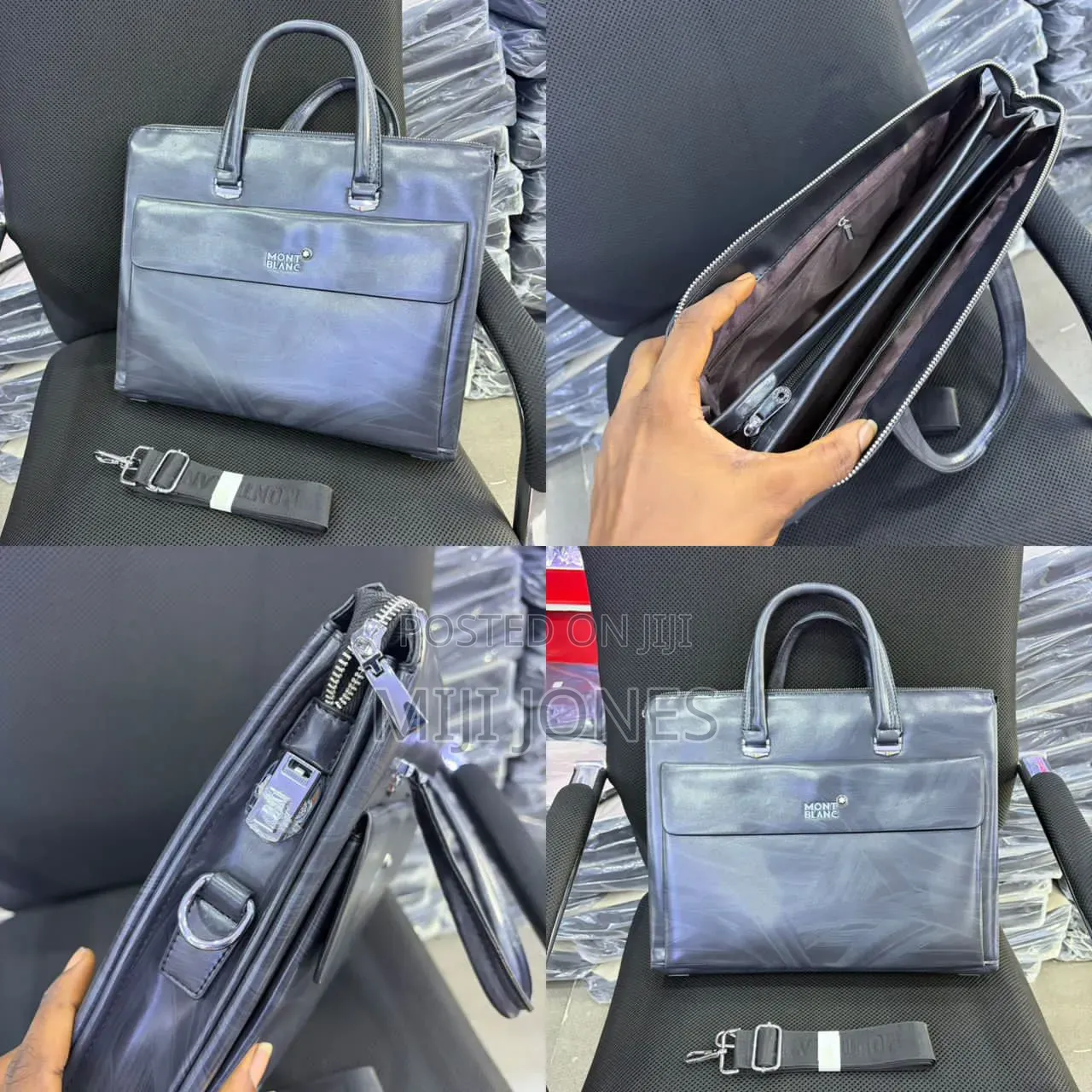 Quality Designer Briefcase | Spacious Multi-Compartment With Inner Zip
