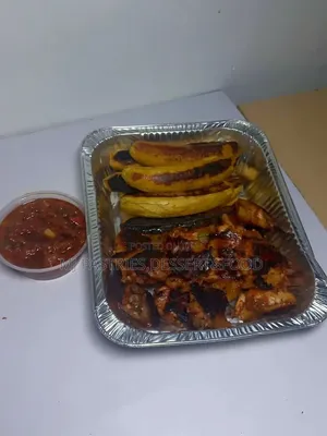 5 Grilled Turkey With Bole and Sauce