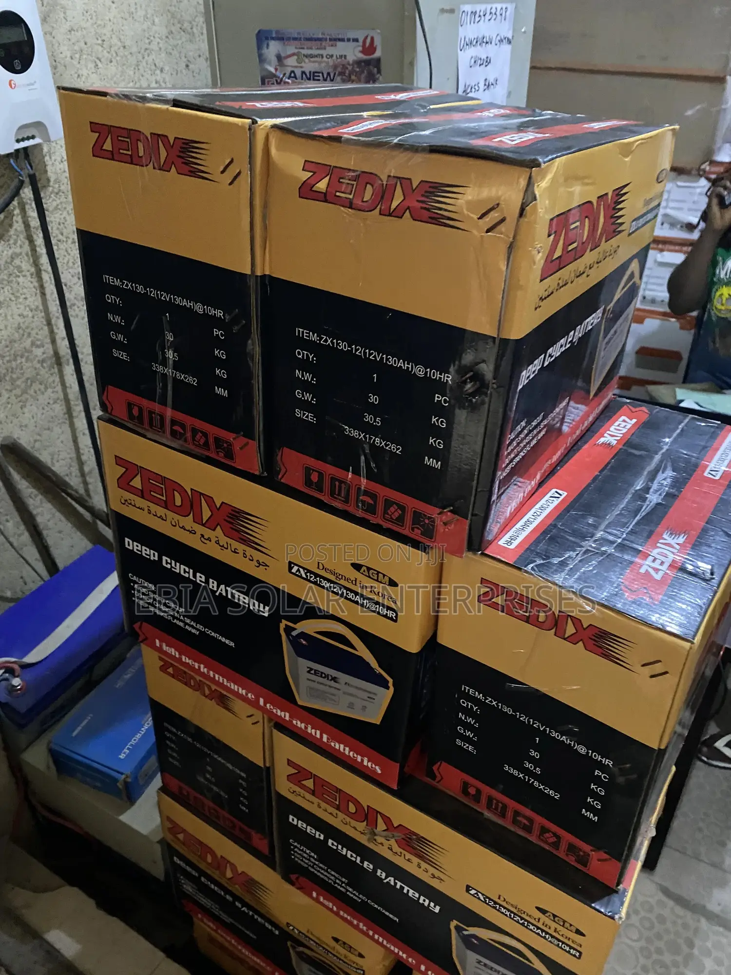 130ah Zedix Battery