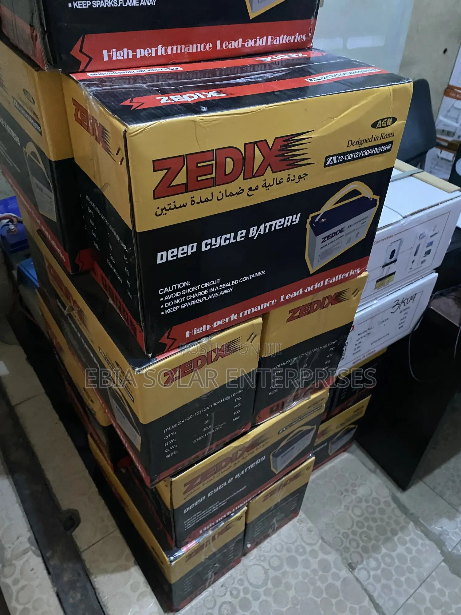 130ah Zedix Battery