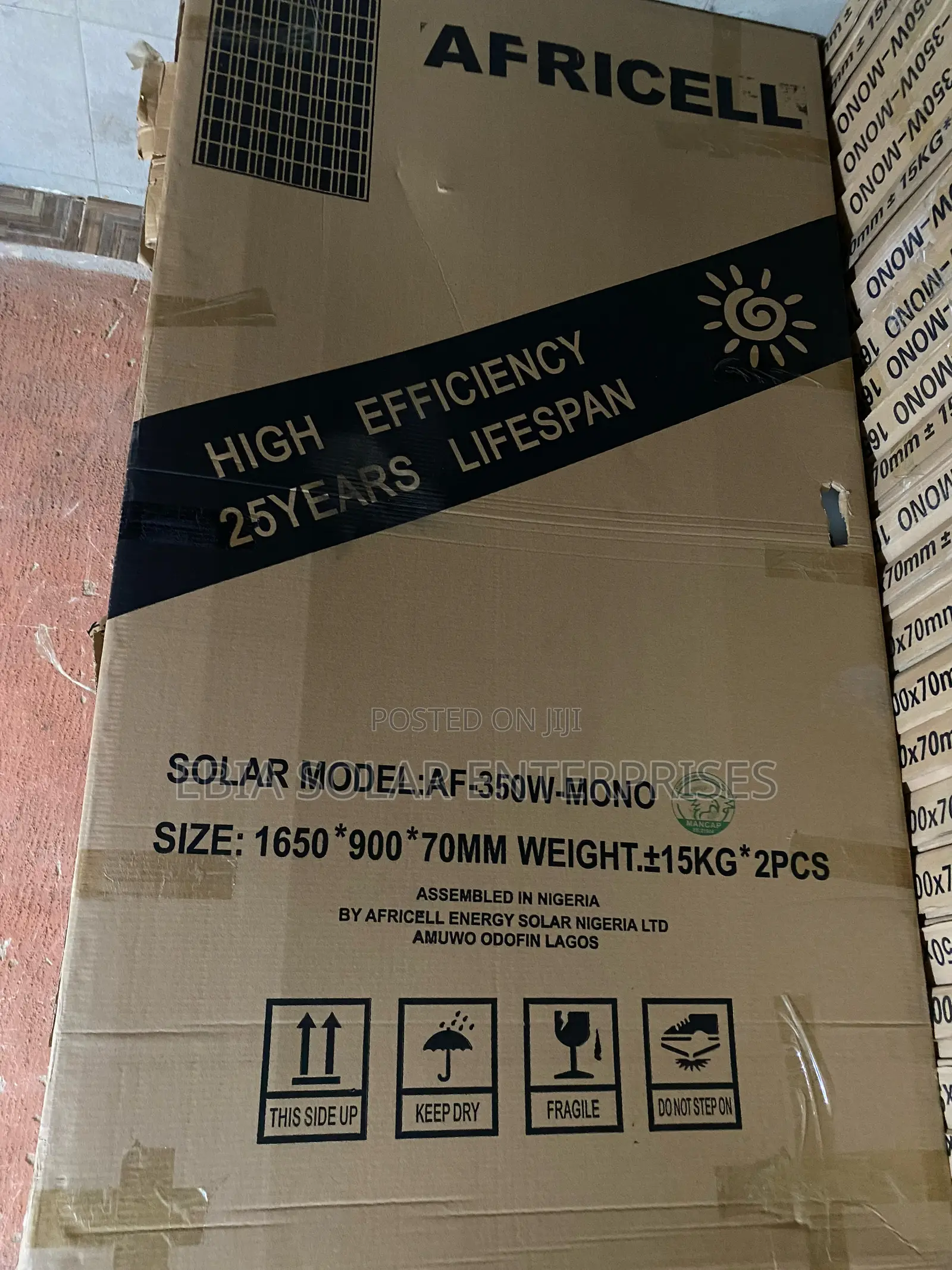 350watts Africell Solar Panel New One