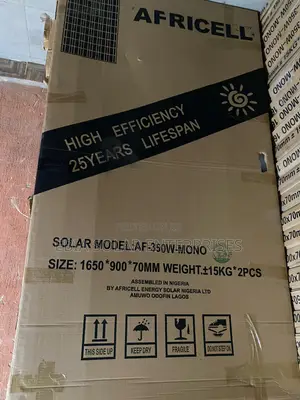 350watts Africell Solar Panel New One