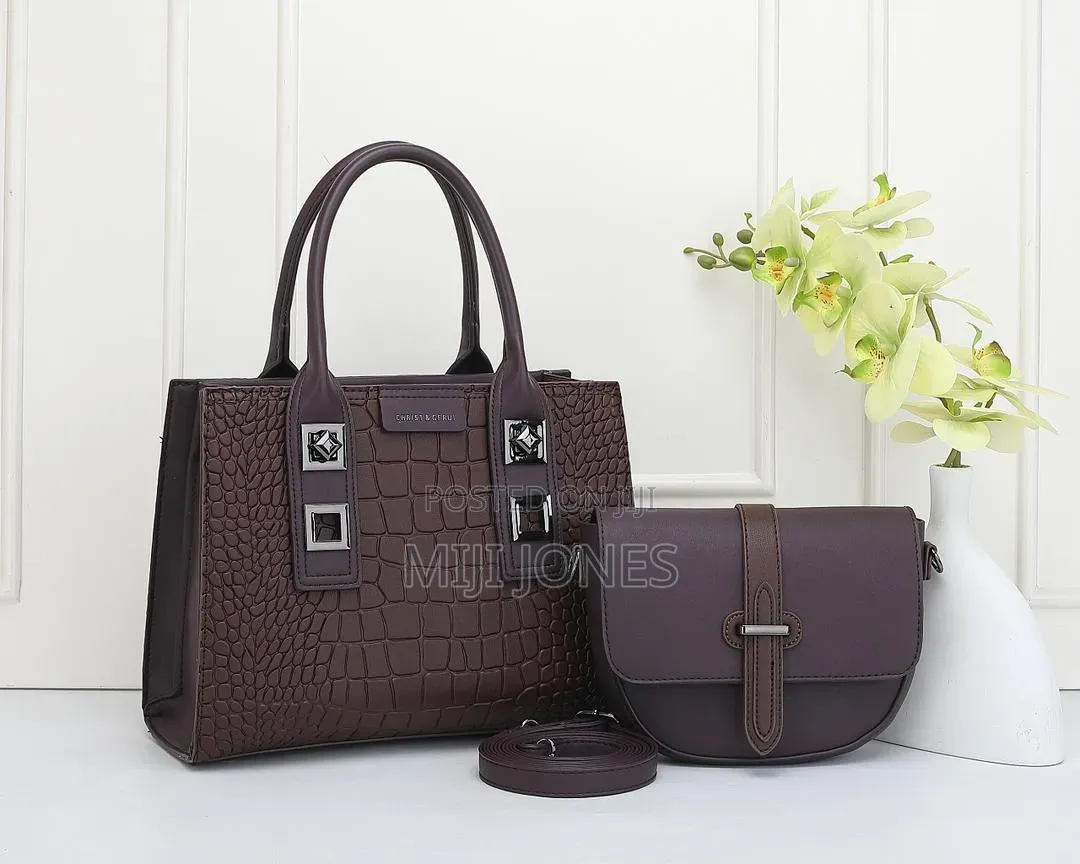 Women's 2-in-1 Handbag Set | Premium Quality Tote With Matching Purse