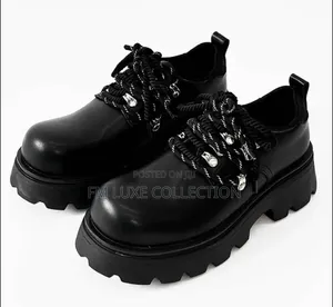 Men Premium Chunky Sole Leather Shoe