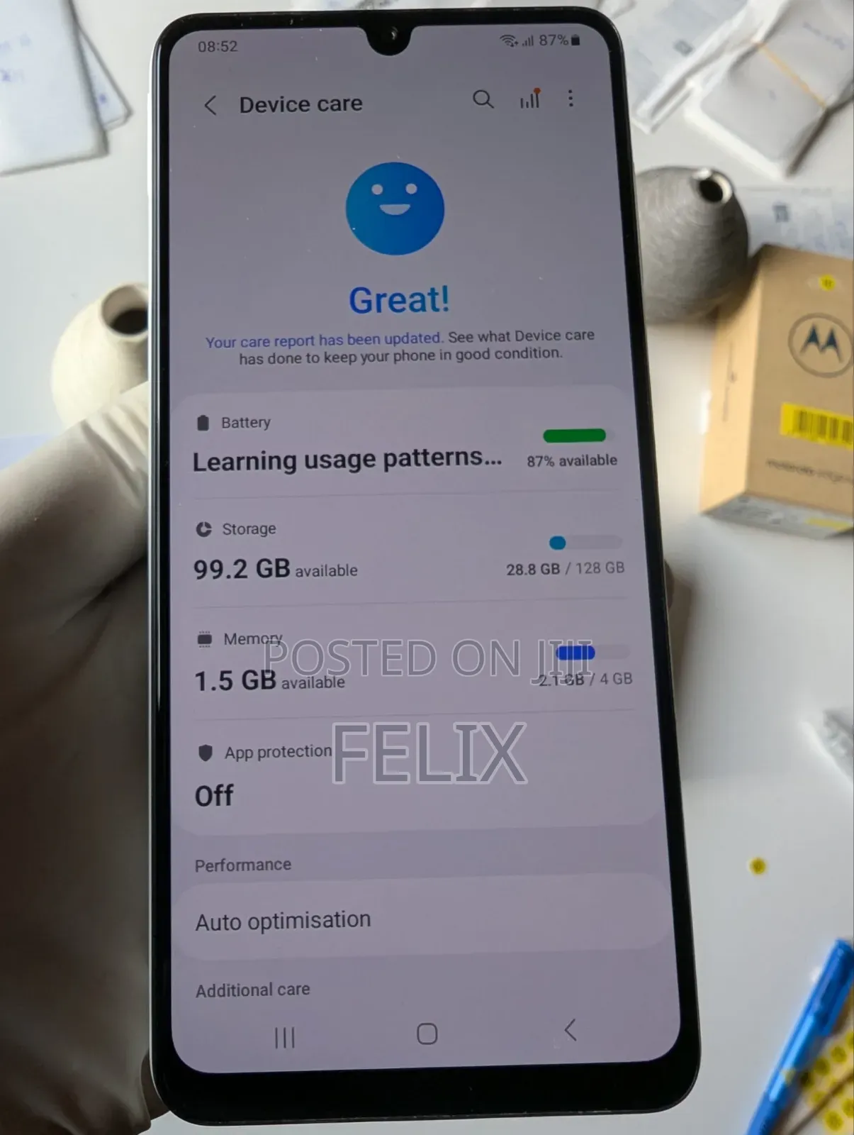 Samsung Galaxy A22 128 GB White
