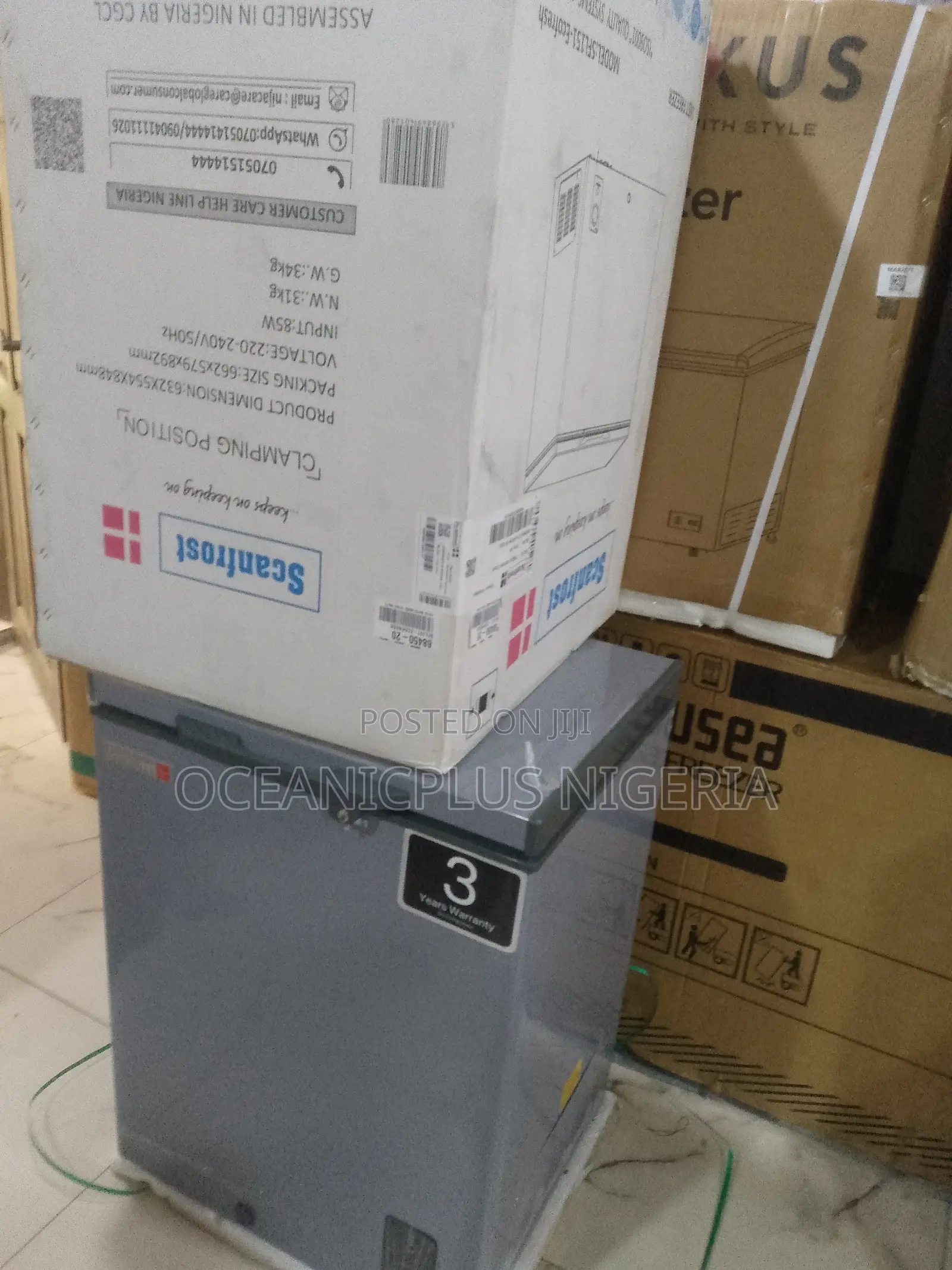 Scanfrost Sfl151 Deep Freezer With Spacious Interior