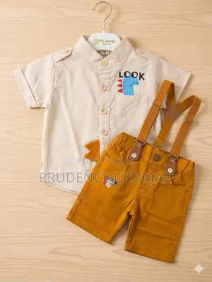 Quality 2-Pieces Turkey Suspender Outfits for Toddler