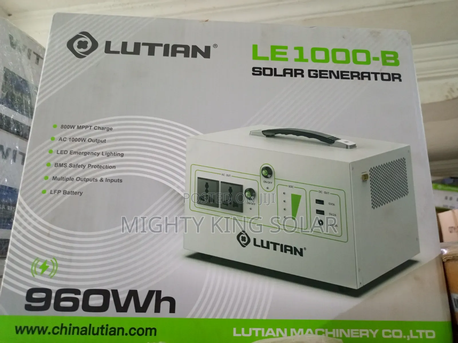 1000w Output Lutian Solar Generator