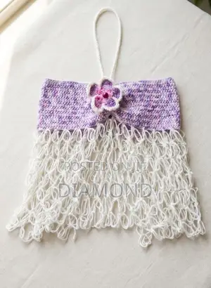 Handmade Crochet Hibiscus Flower Top