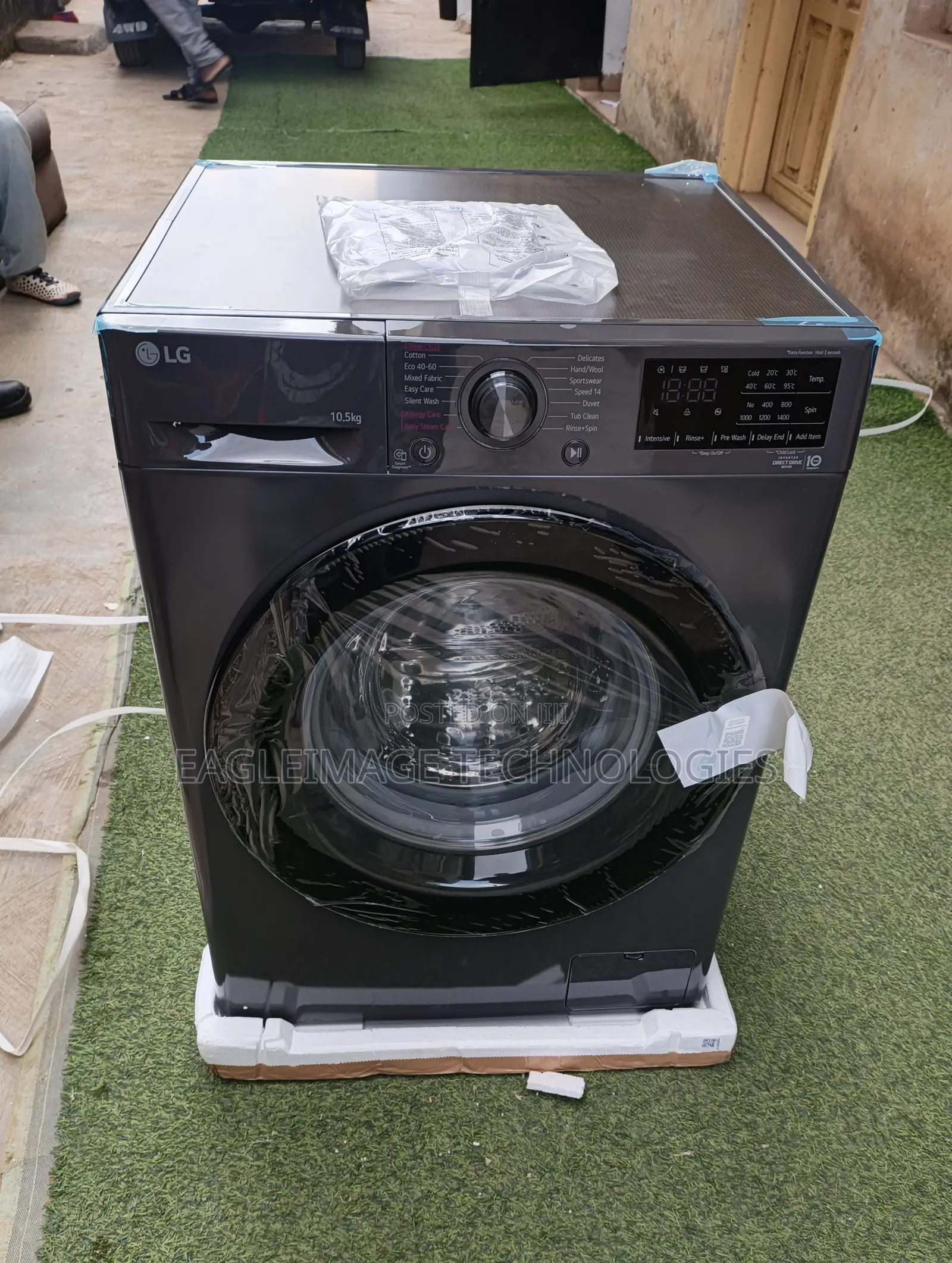 Original Lg 10.5kg Front Loading Washing Machine