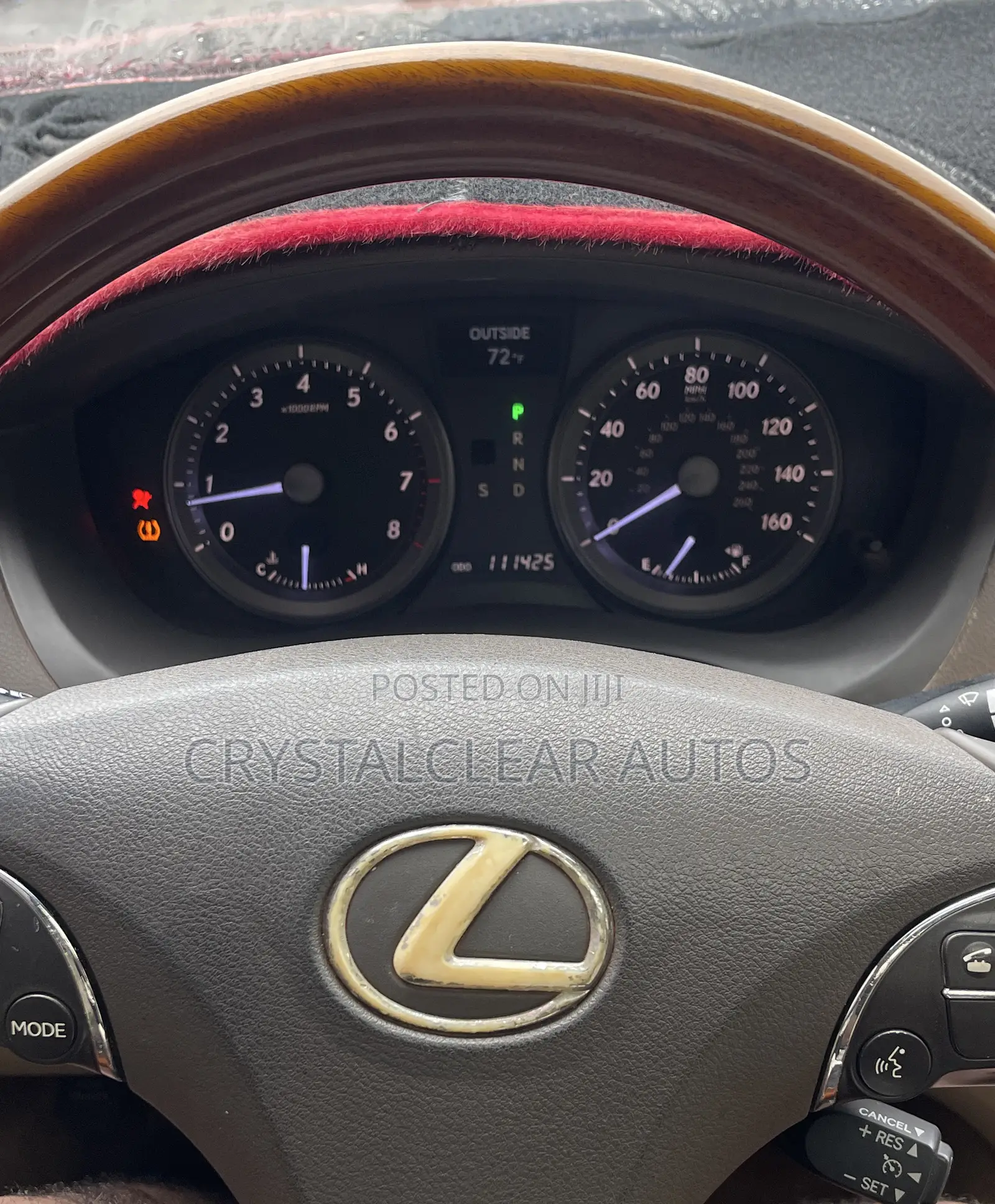 Lexus ES 2012 Red